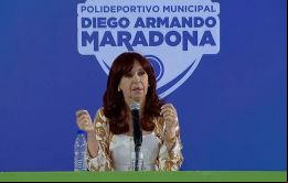 No es contra mí, es contra el peronismo”, argumentó CFK durante la inauguración del polideportivo Diego Armando Maradona en Avellaneda