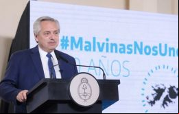 El tema Malvinas nos une a todos los argentinos, subrayó Fernández