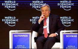 Guterres también habló de la Gran Brecha entre Estados Unidos y China