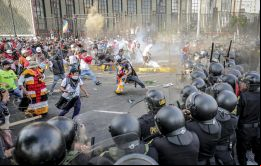 Boluarte insistió en que los manifestantes quieren apoderarse del país mediante la violencia