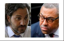Cafiero sugirió a Cleverly que Argentina y el Reino Unido se sentaron en Nueva York en la sede de la ONU para discutir la soberanía sobre las Malvinas y las demás islas del Atlántico Sur