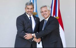 Fernández y Abdo acuerdan en un almuerzo impulsar los lazos bilaterales y con el Mercosur