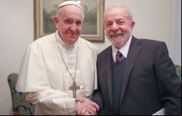 Lula se reunió por última vez con el Papa Francisco en febrero de 2020