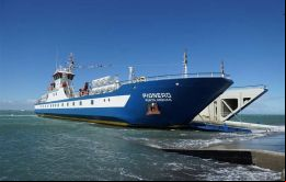 El transbordador es esencial para que la provincia de Tierra del Fuego se conecte con el continente argentino
