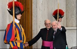 Lula llegó a Roma el martes