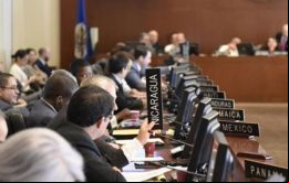 La OEA insistió en acatar el principio de no intervención