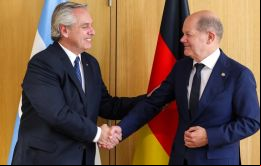 Fernández también planteó al canciller alemán Scholz la necesidad de actualizar el acuerdo UE-Mercosur