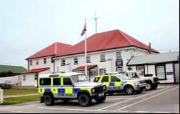La Jefatura de Policía de las Falklands, en la capital Stanley