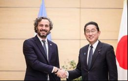 El Ministro de Relaciones Exteriores de Argentina y el Primer Ministro de Japón se reunieron en el marco de la celebración de los 125 años de relaciones diplomáticas