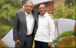 AMLO y Petro asistieron a la clausura de una conferencia sobre drogas en Cali