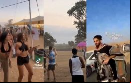 El acto tuvo lugar en el desierto del Néguev, en el sur de Israel, cerca de la Franja de Gaza 