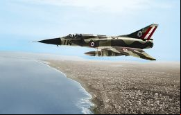 Perú envió 10 aviones Mirage M-5P el 6 y 7 de junio de 1982