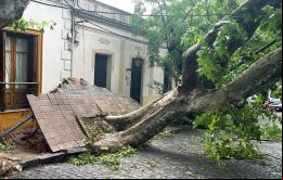 Los vientos alcanzaron ráfagas de 160 kilómetros por hora en Colonia del Sacramento 