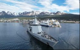 El ARA Piedrabuena asumió esta semana su nueva misión en Ushuaia