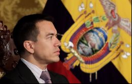 Noboa se comprometió a no descansar hasta que todos los policías y militares estén debidamente equipados 
