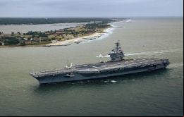 El USS George Washington no atracará en ningún puerto argentino