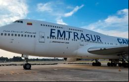El avión de carga Boeing 747 llegó al Distrito Sur de Florida, donde será preparado para su disposición, dijo el gobierno de EE.UU. en un comunicado