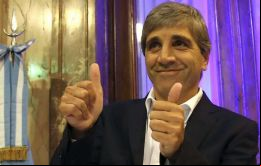 Vaaaaaaaaaaaamoooooo Toto...!!!, felicitó Milei a Caputo en las redes sociales 