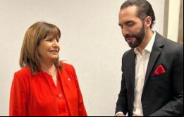 Estamos a su servicio para lo que necesite, le dijo Bukele a Bullrich en el encuentro conservador en Washington DC