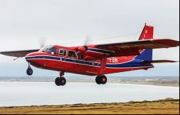 Los Britten-Norman que tan buen resultado le han dado al servicio aéreo del gobierno de las Falklands, FIGAS