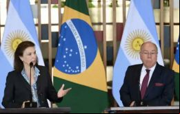 Las relaciones de Argentina con Brasil son una política de Estado, dijo Mondino en rueda de prensa junto a Vieira