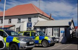 Jefatura de Policía en Stanley (Foto G. Bound)