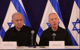Netanyahu (izq.) y Gallant deben rendir cuentas, insistió Khan 