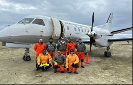Fue el segundo logro antártico del Saab 340 este año