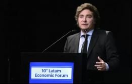 Vetaré todo; me importa tres carajos, explicó Milei durante una conferencia